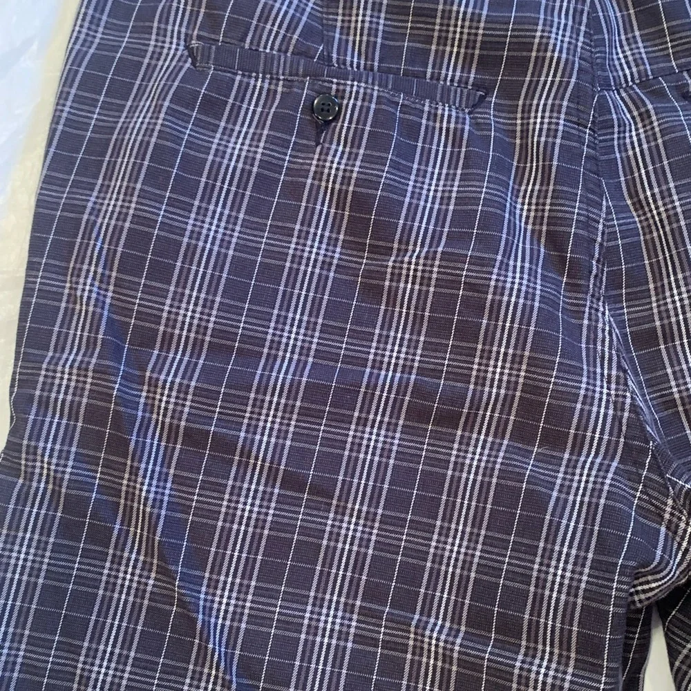 Hurley Men’s Black Plaid Shorts Size 34 Inseam 10”